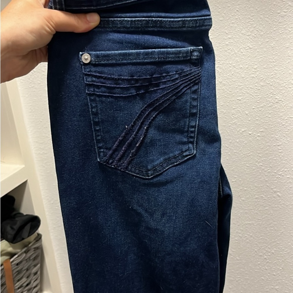 7 For All Mankind Dark Blue Dojo Trouser Jeans